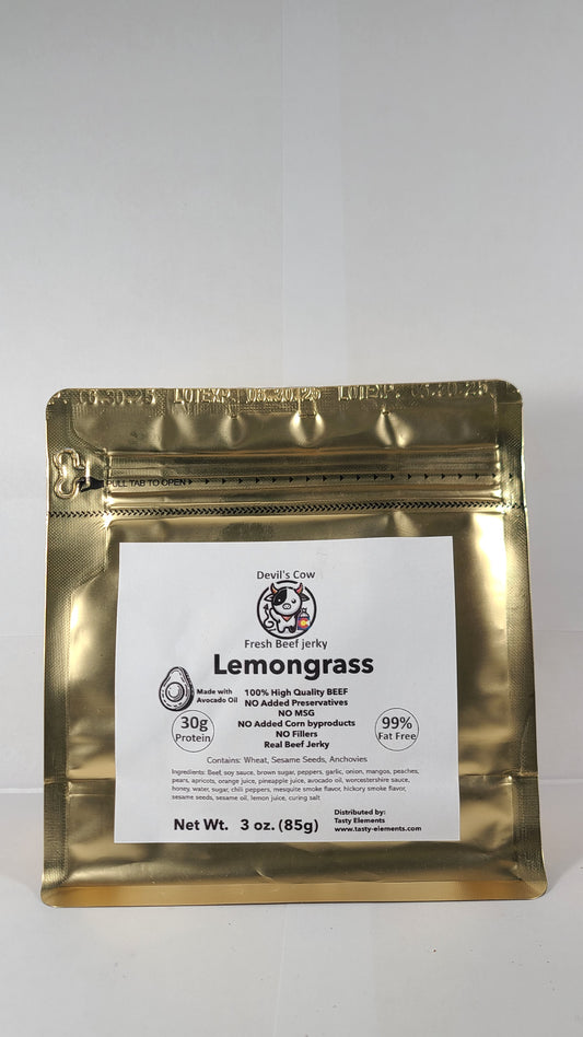 Devil's Cow beef jerky - Lemongrass