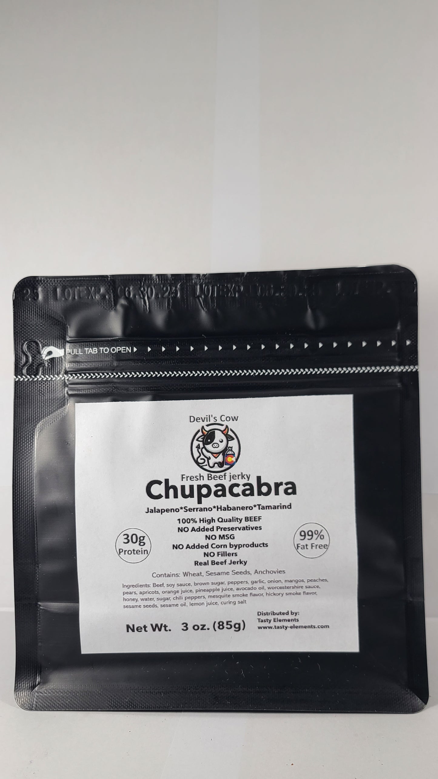Devil's Cow beef jerky - Chupacabra