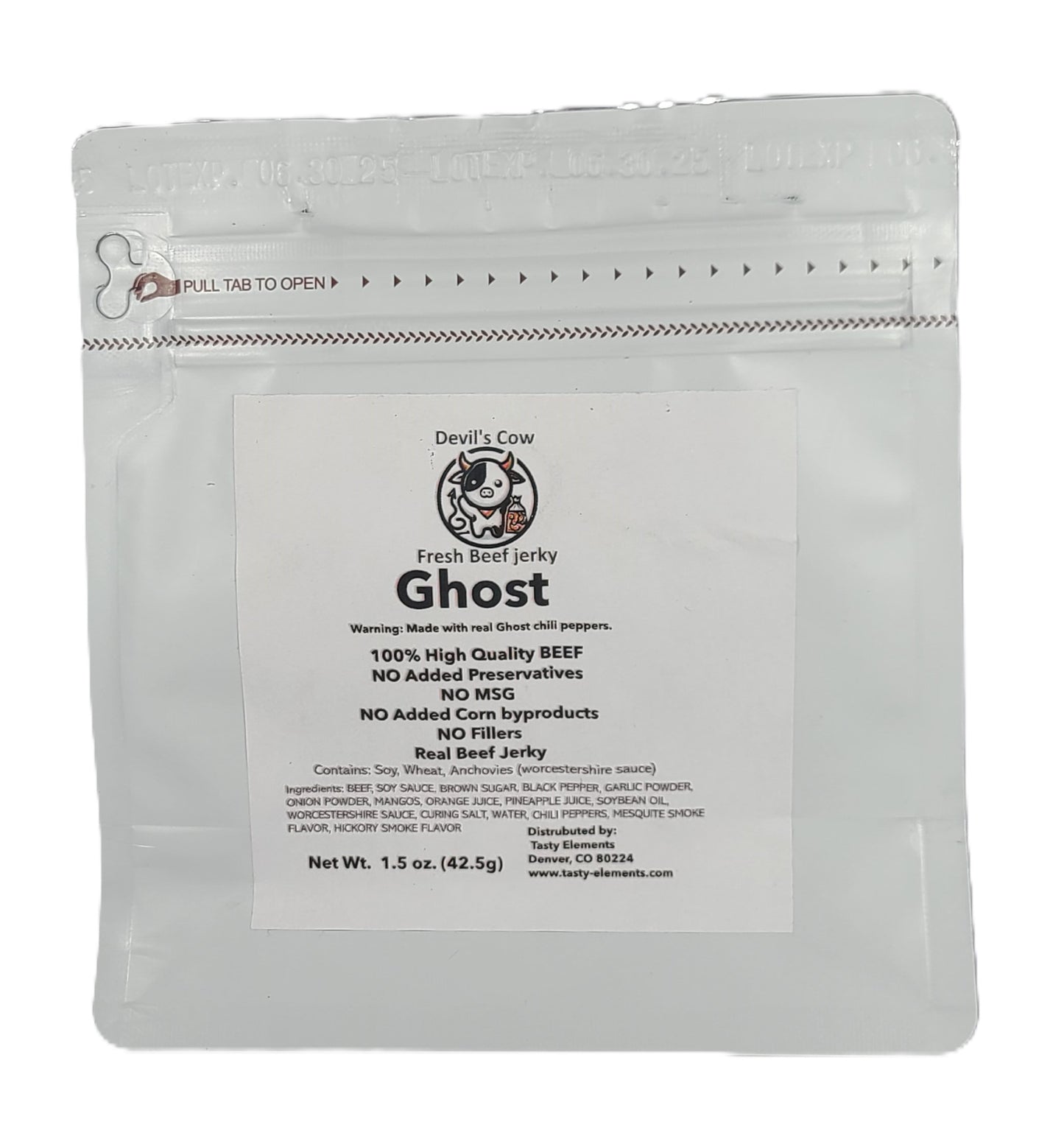 Devil's Cow Beef Jerky - Ghost