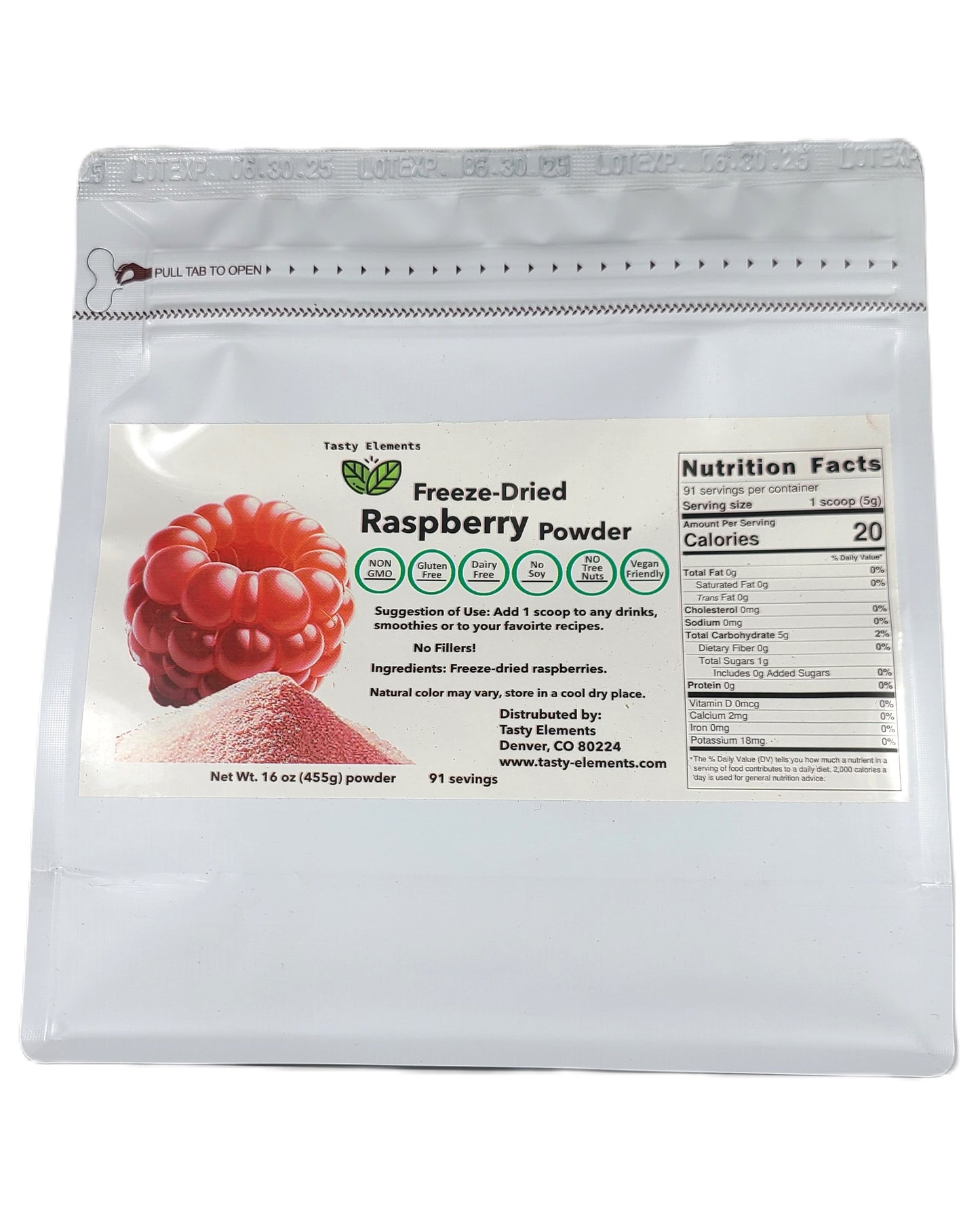 Raspberry Freeze Dried Powder