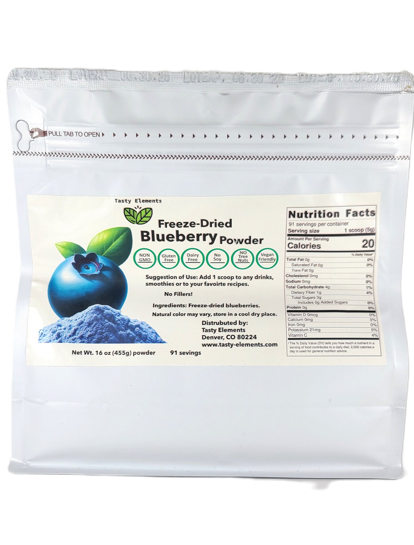 Blueberry Freeze Dried Powder