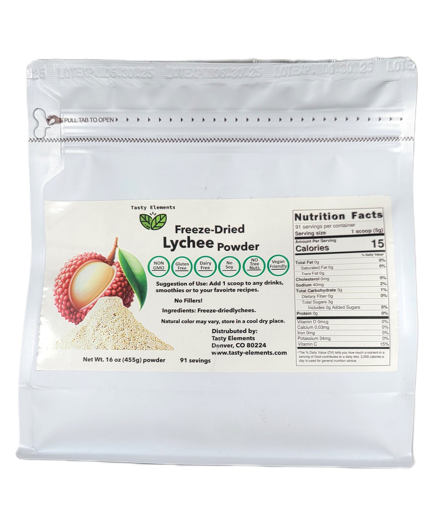 Lychee Freeze Dried Powder