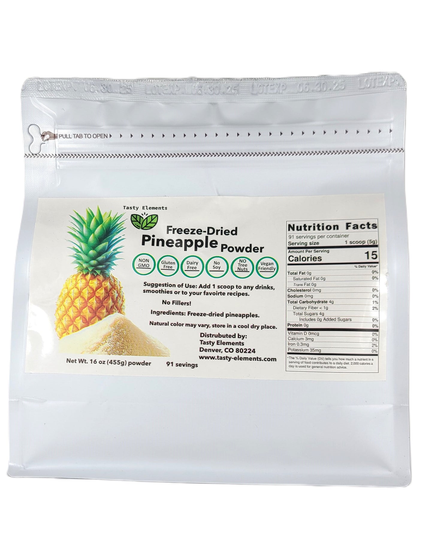 Pineapple Freeze Dried Powder