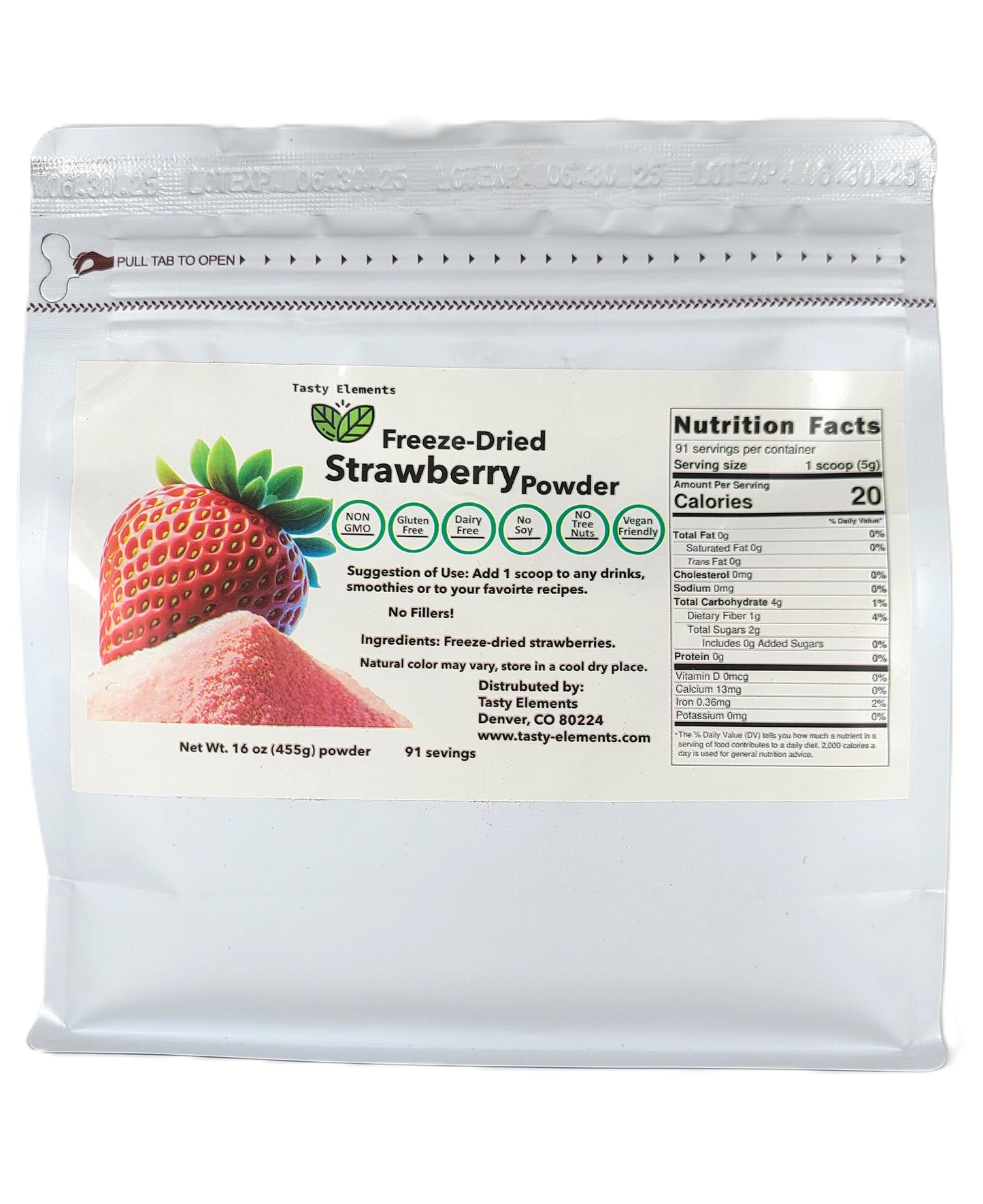 Strawberry Freeze Dried Powder